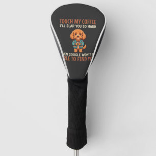 Funny Cockapoo Coffee Lover Golf Head Cover