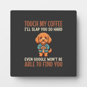 Funny Cockapoo Coffee Lover Plaque