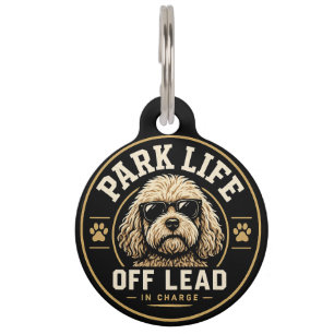 Funny Cockapoo Dog Tag – Off Lead Dog ID Tag 