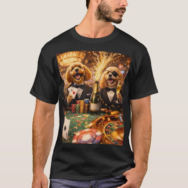 Funny Cockapoo Gift Party Dog T-Shirt (Front)