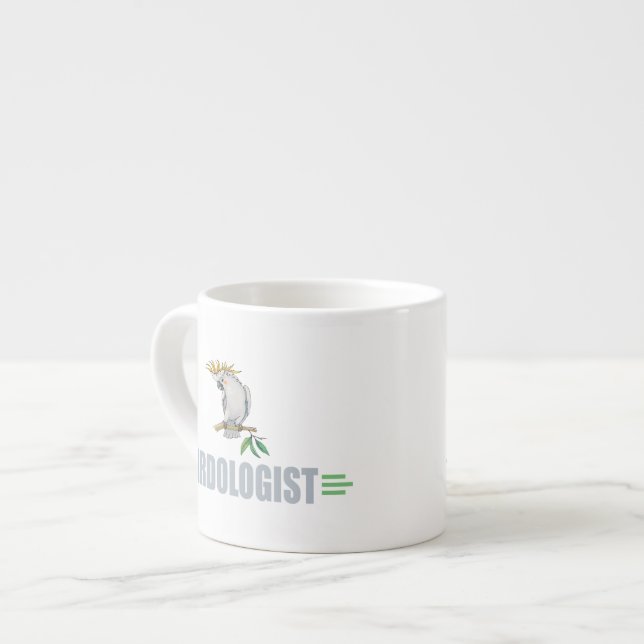 Funny Cockatiel Espresso Cup (Front Left)