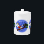 Funny cockatoo playing rock guitar cartoon<br><div class="desc">Travel like a rock star with this funny cockatoo playing an electric guitar! Cartoon fun for the budding musician!</div>