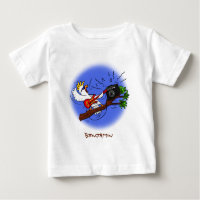 Funny cockatoo playing rock guitar cartoon