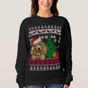 Funny Cocker Spaniel Christmas Ugly Sweater Dog Lo