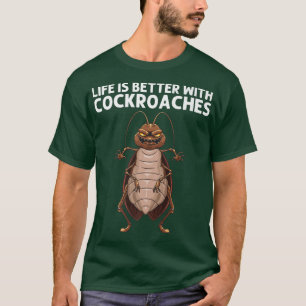 Funny Cockroach For Men Women Entomology Pest Cont T-Shirt