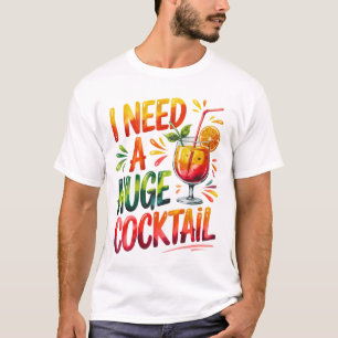Funny Cocktail T-Shirt Design