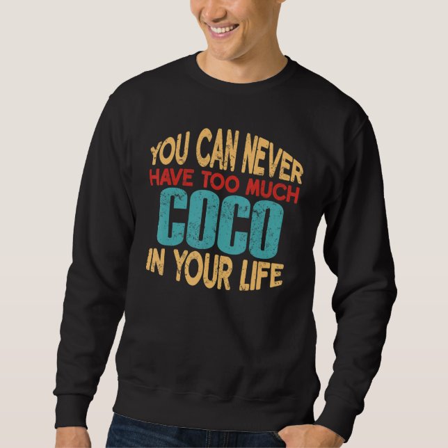 Funny Coco Personalised Tshirt First Name Joke Ite (Front)