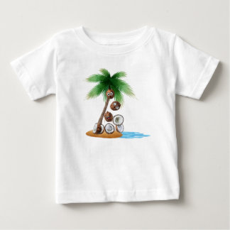 Funny Coconut Chaos – Humourous Palm Tree Baby T-Shirt