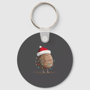 Funny Coconut Christmas Graphics Lights Lover  Key Ring
