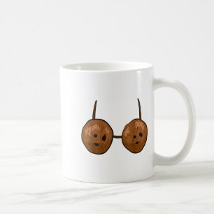 Funny Coconut Summer Coconuts Bra Funny Halloween  Coffee Mug