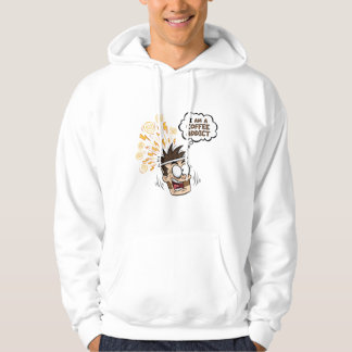 Funny Coffee Addict Energetic Cartoon HoodiT-Shirt Hoodie