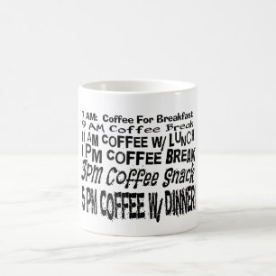 Funny Coffee Break Schedule Coffee Mug