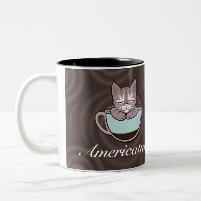 Funny Coffee Cats mug (Left)