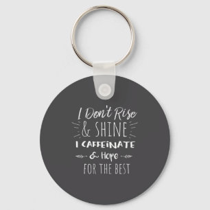 Funny Coffee Coffee Lover Saying Gift For Her Mom  Key Ring