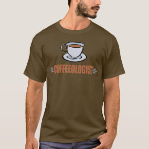 Funny Coffee Cup Coffeeologist T-Shirt
