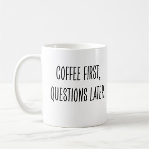 Funny Coffee Drinker Not Morning Person Mug
