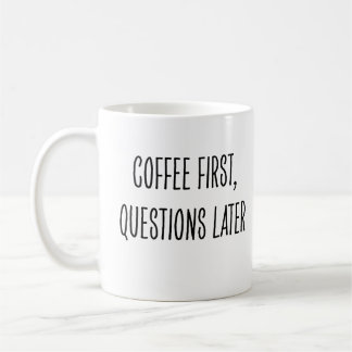 Funny Coffee Drinker Not Morning Person Mug