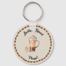 FUNNY COFFEE KEYCHAIN