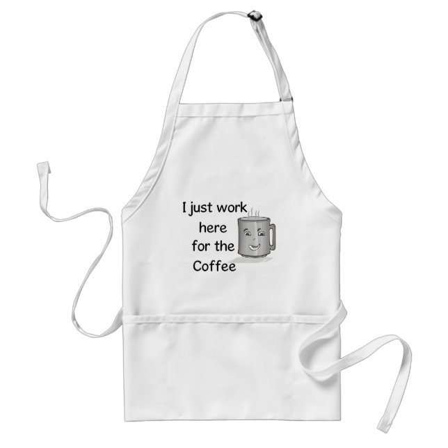 Funny Coffee Lover Apron (Front)