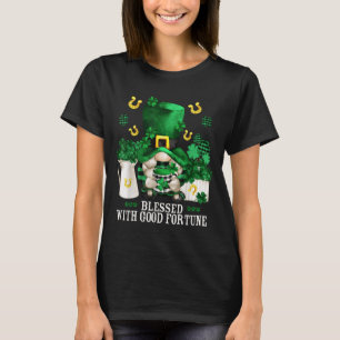 Funny Coffee Lover For Women With Gnome St. Patric T-Shirt