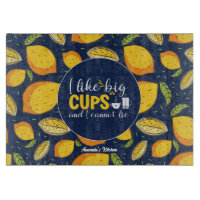 Funny Coffee Lover Pun Vintage Retro Lemon Pattern