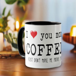 Funny Coffee Lover Typography Mug