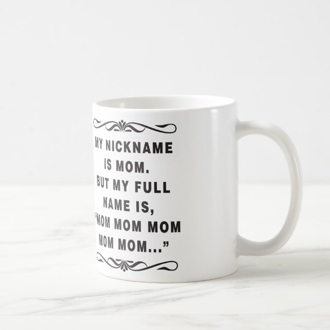 Funny Coffee Mug for MOM (Right)