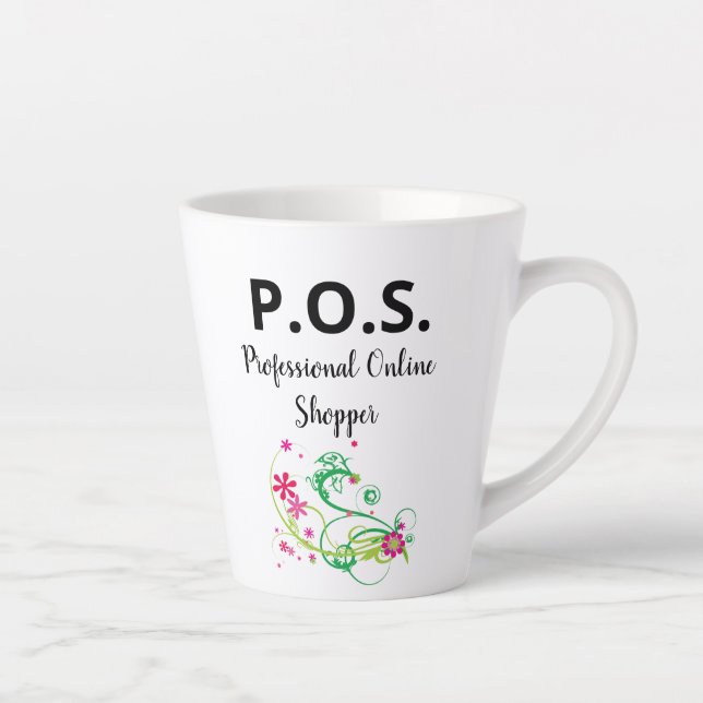 Funny Coffee Mug P.O.S. Professional Online Shop (Right)