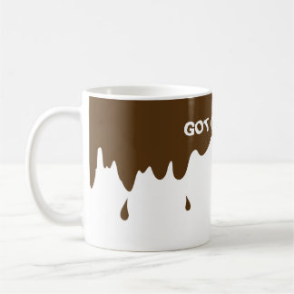 Funny Coffee Mug with Fake Coffee Drips