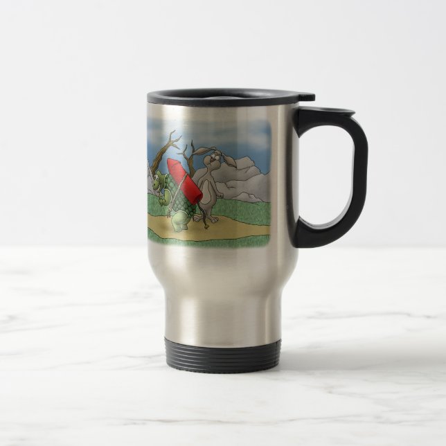 Funny Coffee Mugs: Working Smarter Travel Mug (Right)