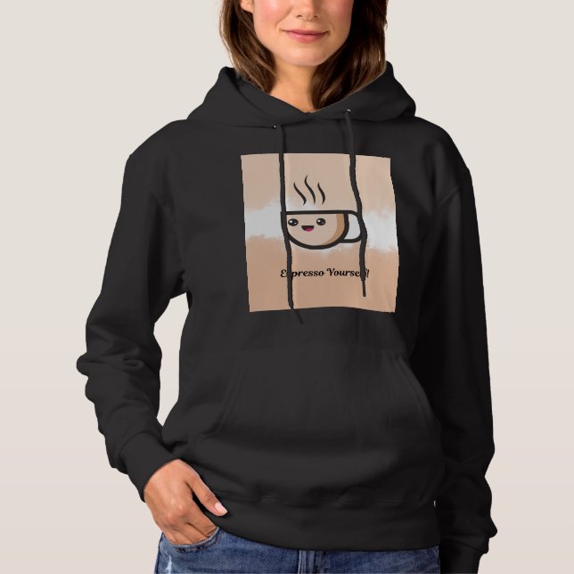 Funny Coffee Pun Hoodie (Front)