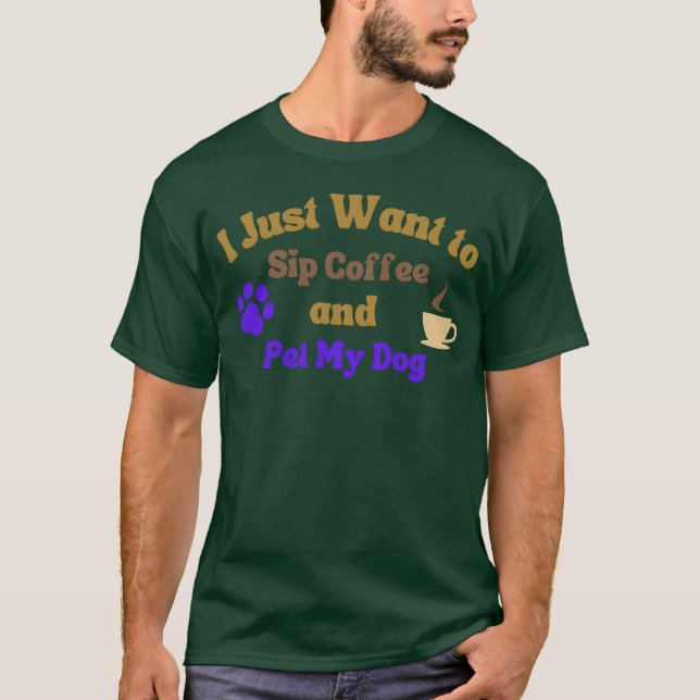 funny coffee quote boy T-Shirt (Front)