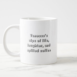 Funny Coffee Saying with Personalisation Mug
