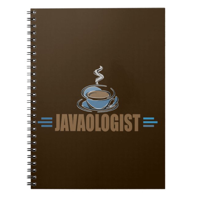 Funny Coffee Spiral Notebook (Front)