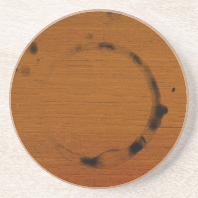 Funny coffee stain coaster (Front)