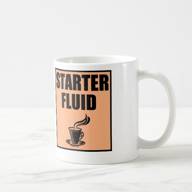 Funny Coffee Starter Fluid Mug (Right)
