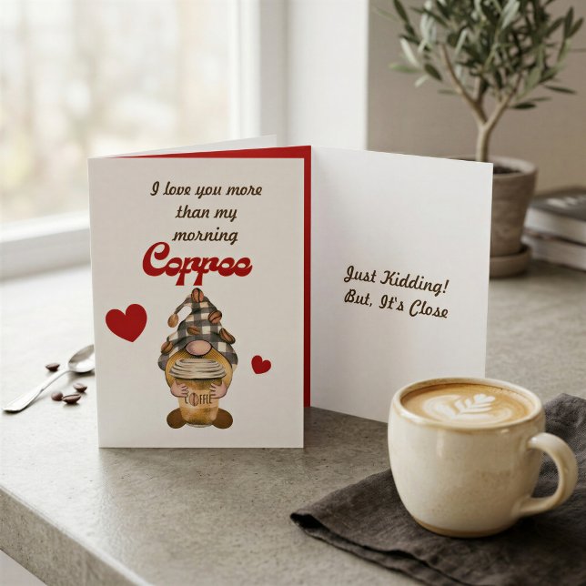 Funny Coffee Valentine's Card – But It's Close (Creator Uploaded)