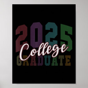 Funny College Graduate University Last Day 2024 -  Poster