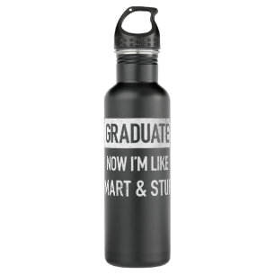 Funny College High School Graduation Senior 710 Ml Water Bottle