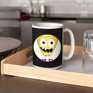 Funny, Colorful, Cartoon Monster, Halloween Coffee Mug