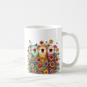 Funny Colorful Cat Coffee Mug