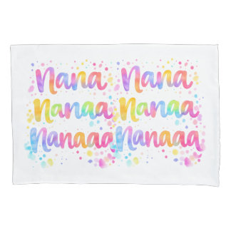 Funny Colorful Dreamy Quote Paint Splashes Rainbow Pillowcase