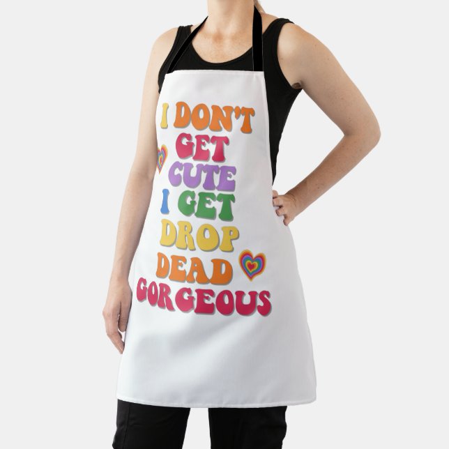 Funny Colorful LGBTQ Pride Month Apron (Insitu)