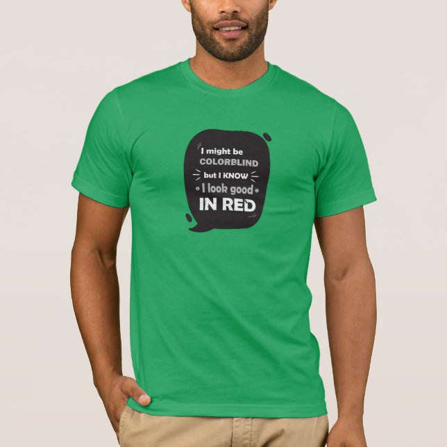 Funny Colour Blind T-shirt (Front)
