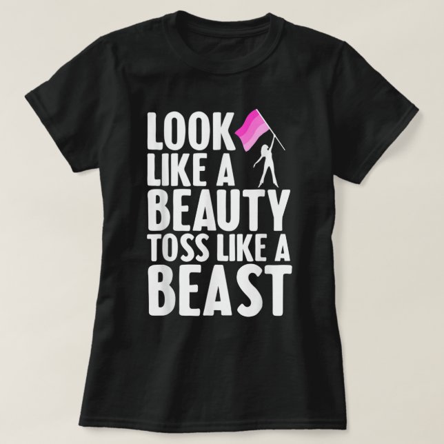 Funny Colour Guard Design For Girls Women Winter G T-Shirt (Design Front)