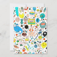 Funny Colourful Alien Monsters Party 