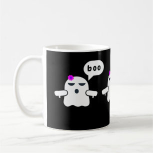 Funny Colourful Boo Of Disapproval Girl Coffee Mug