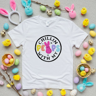 Funny Colourful Easter Peeps Pastel Typography  Tri-Blend Shirt