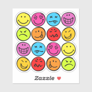 Funny Colourful Faces