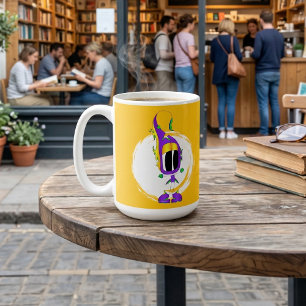 Funny, Colourful, Quirky, Cartoon Character Coffee Mug